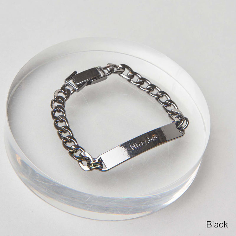 flirty,but metal plate bracelet