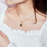 Mel padlock necklace