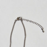 flirty,but  PU leather plate necklace